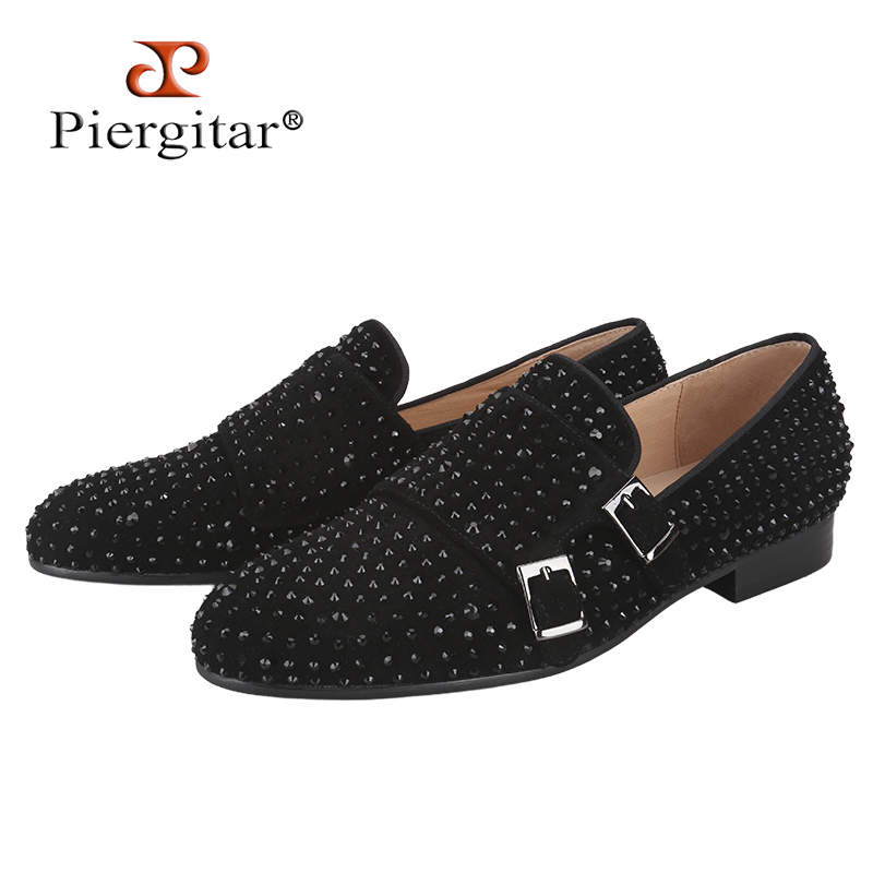 Men'S Style Formal Wear - Piergitar nouvelles chaussures de moine doubles