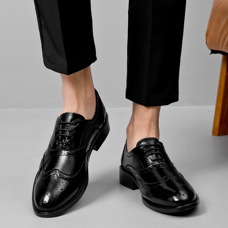 Men'S Style Formal Wear - Chaussures en cuir formelles classiques pour