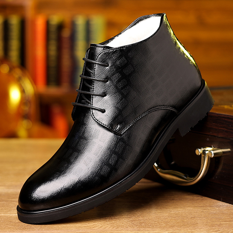 Men'S Style Formal Wear - Bottes en cuir de style britannique