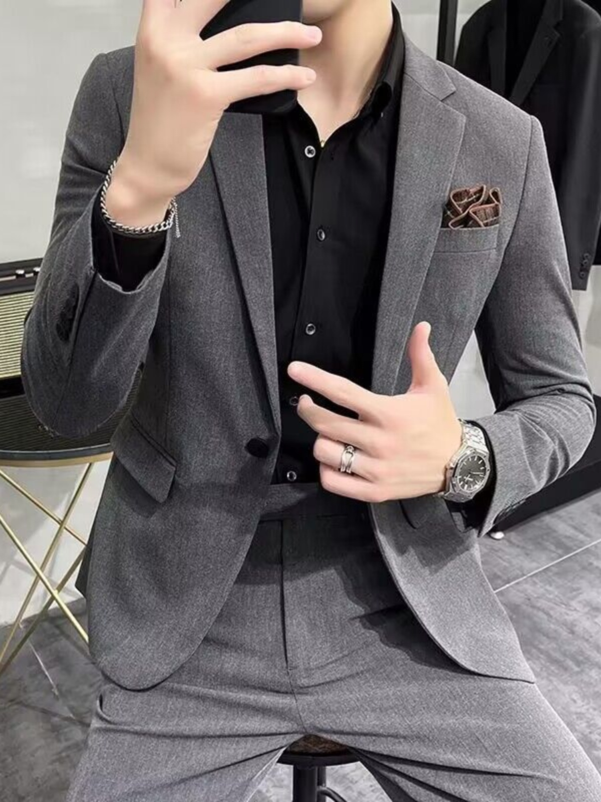 Costume trois pièces slim fit  - Men'S Urban Formal Wear avis et prix
