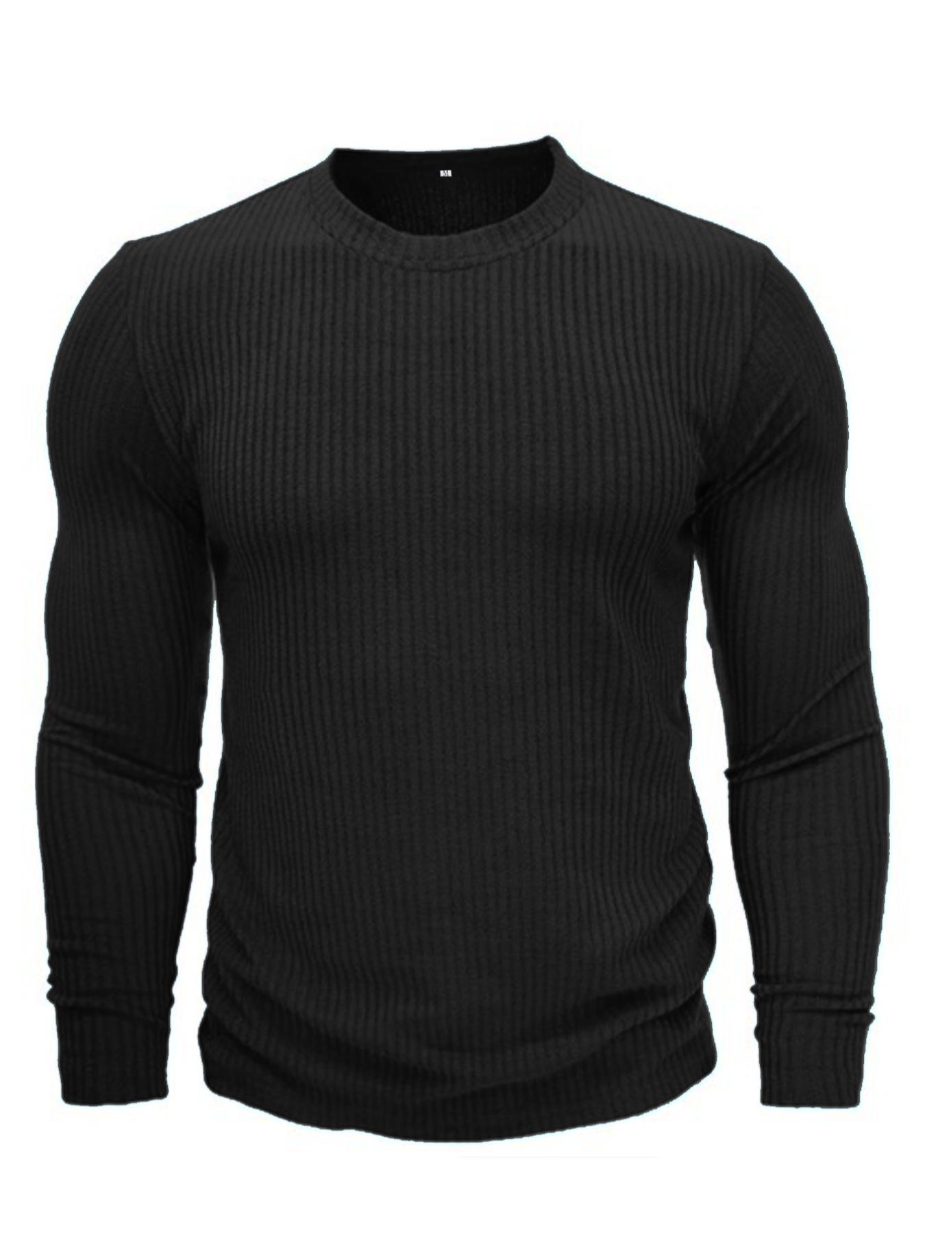 T-shirt en tricot à manches lo - Men Formal Wear Shirts avis et prix