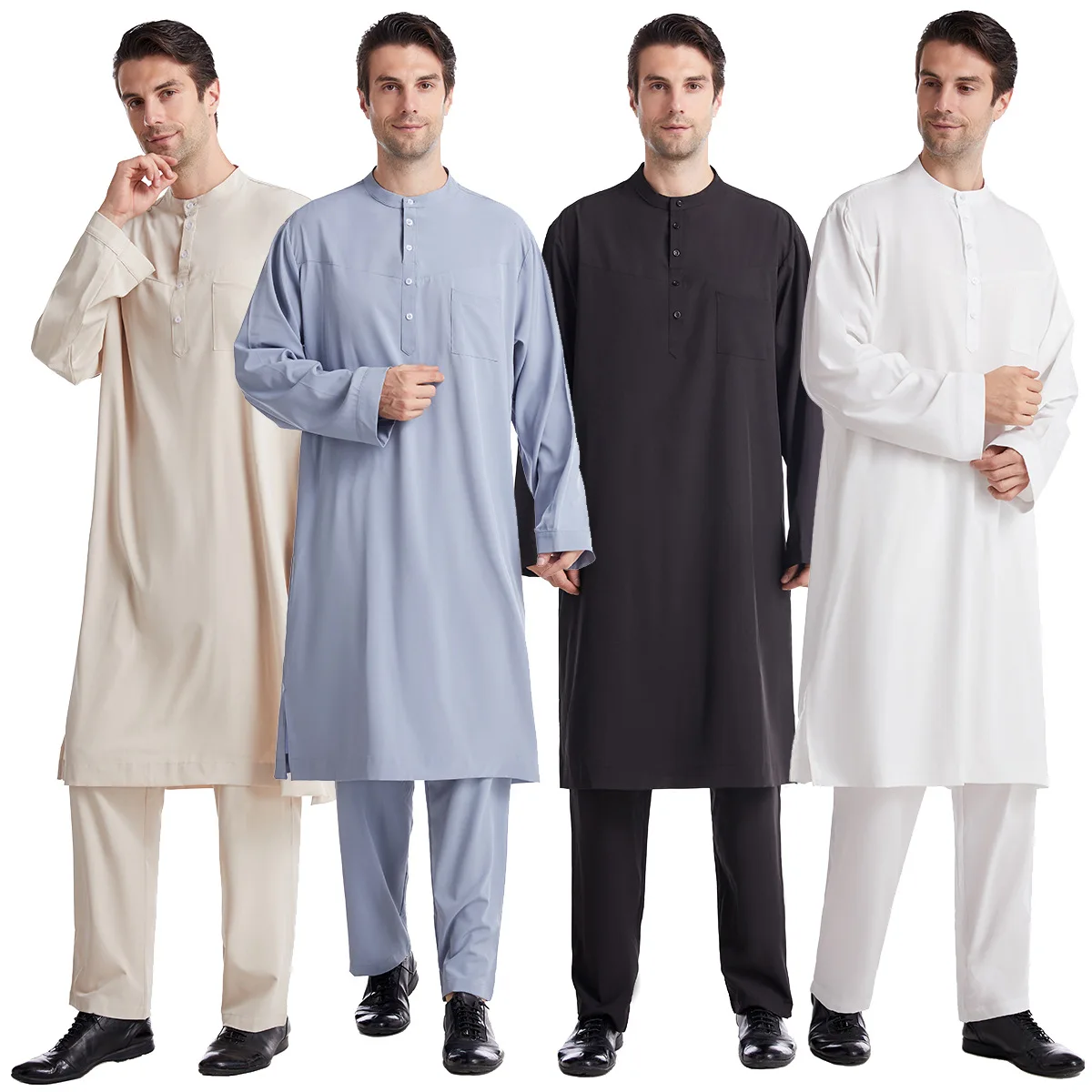 Hommes musulmans Jubba Thobe 2 - Arabic Formal Wear Men avis et prix