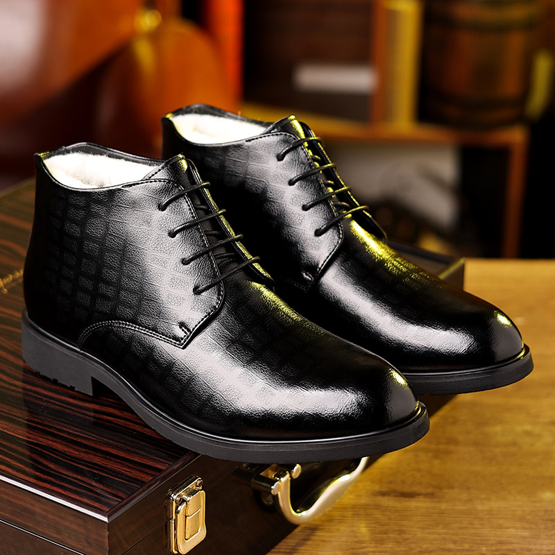 Bottes en cuir de style britan - Men'S Style Formal Wear avis et prix