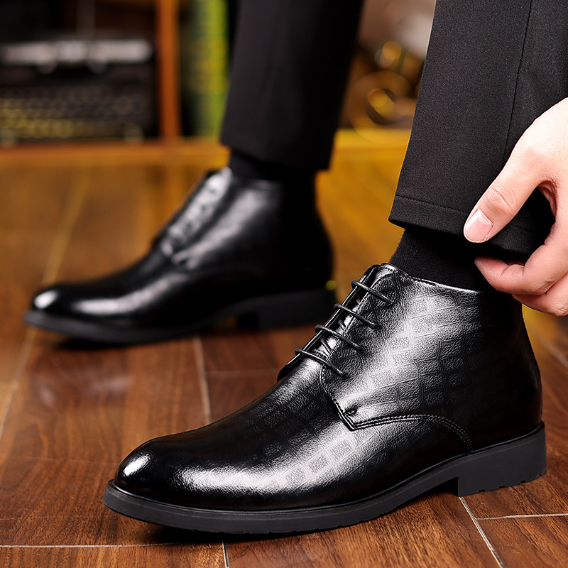 Bottes en cuir de style britan - Men'S Style Formal Wear avis et prix
