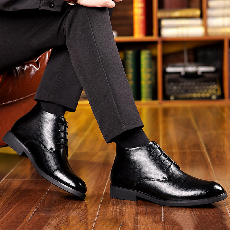 Bottes en cuir de style britan - Men'S Style Formal Wear avis et prix