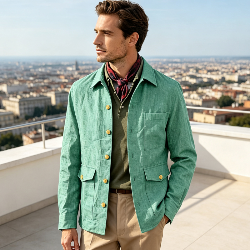 Veste en lin vintage pour homm - Men'S Style Formal Wear avis et prix