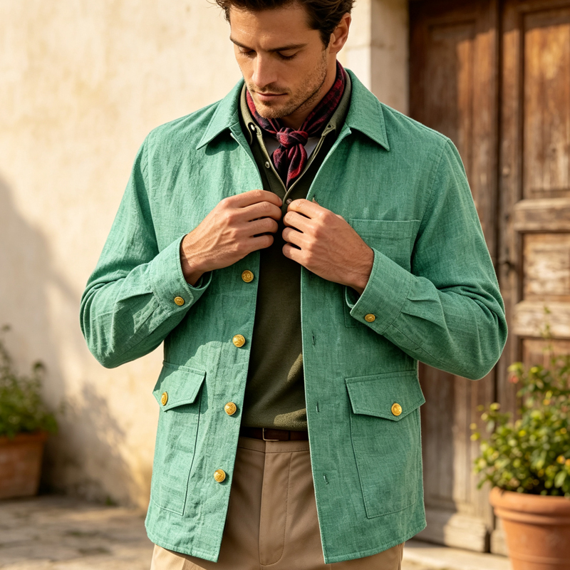 Veste en lin vintage pour homm - Men'S Style Formal Wear avis et prix